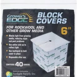 Planting & Watering Grower's Edge | Block Covers | Rockwool & Grow Media
