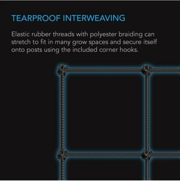 Budget ๐ AC Infinity | Grow Tent Trellis Flex Netting | 3' X 3' ๐ 4 AC Infinity | Grow Tent Trellis Flex Netting | 3' X 3'