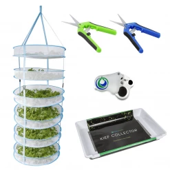 Happy Hydro | 'Trim-Jail' Kit | Kief Collector | 6-Tier Drying Rack