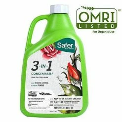 Safer | 3-in-1 Garden Spray Concentrate | 1 QT Planting & Watering