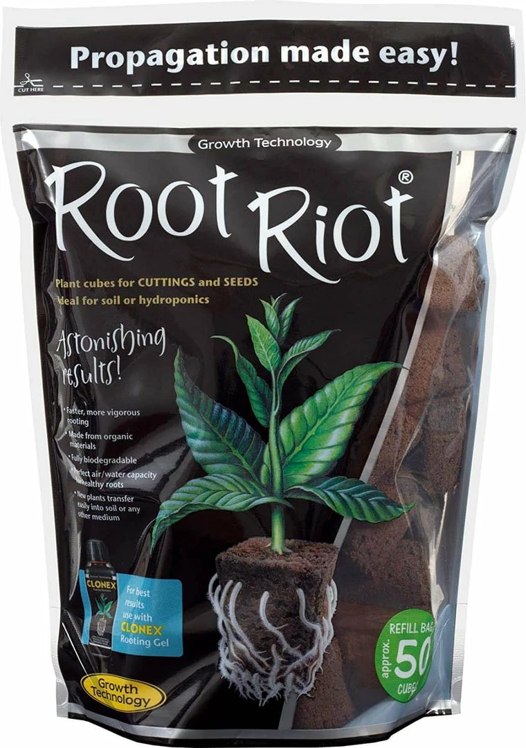 Hot Sale 🥰 Hydrodynamics International Root Riot Bag (50 Cube) Planting & Watering 😀 1 Hydrodynamics International Root Riot Bag (50 Cube) Planting & Watering