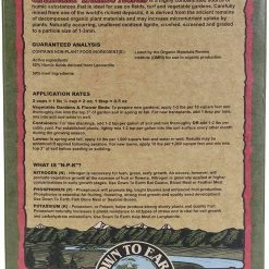 Down To Earth Granular Humic Acid - 5 Lb