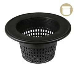 Happy Hydro Planting & Watering 8'' Mesh Pot Bucket Lid (5-Pack)