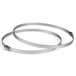 AC Infinity Stainless Steel Duct Clamps, 10-inch, Two Pack