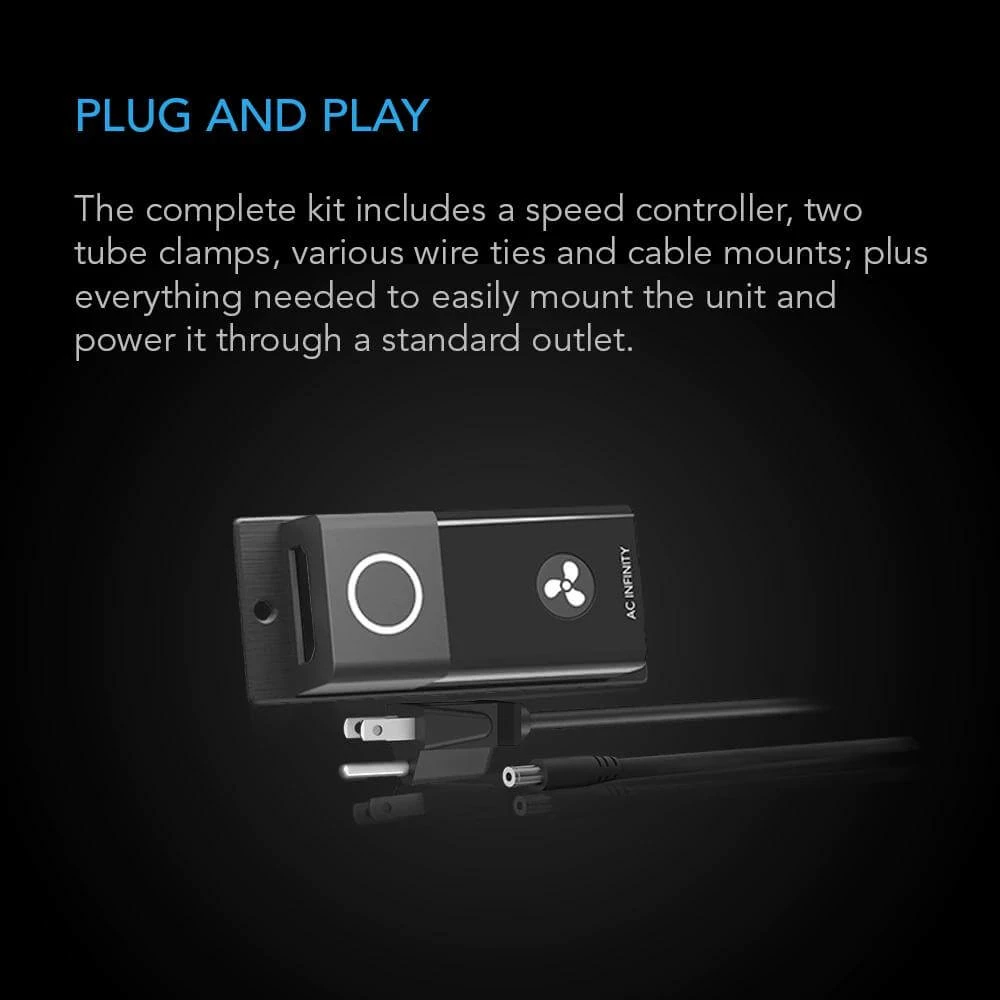 Cheap ๐ฏ AC Infinity Your Grow Room Cloudline S8 Inline Duct Fan W/ Adjustable Speed Controller โ 8 Inch ๐ 5 AC Infinity Your Grow Room Cloudline S8 Inline Duct Fan W/ Adjustable Speed Controller โ 8 Inch