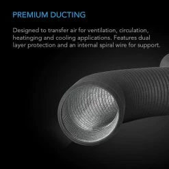 AC Infinity Your Grow Room 4 Inch Four-Layer Ducting - 8ft & 25ft Options