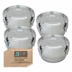 FreshStor® CVault Bud Storage | 2 Liter | 4 Pack