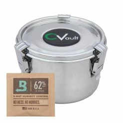 FreshStor® CVault Bud Storage | For Personal Stash | Medium Harvest & Essentials