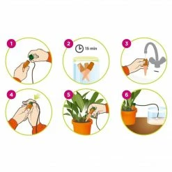 Blumat Classics (Juniors) Indoor Kit (6-Pack, Mixed) Planting & Watering