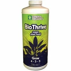 General Hydroponics GH General Organics BioThrive Grow Quart Planting & Watering