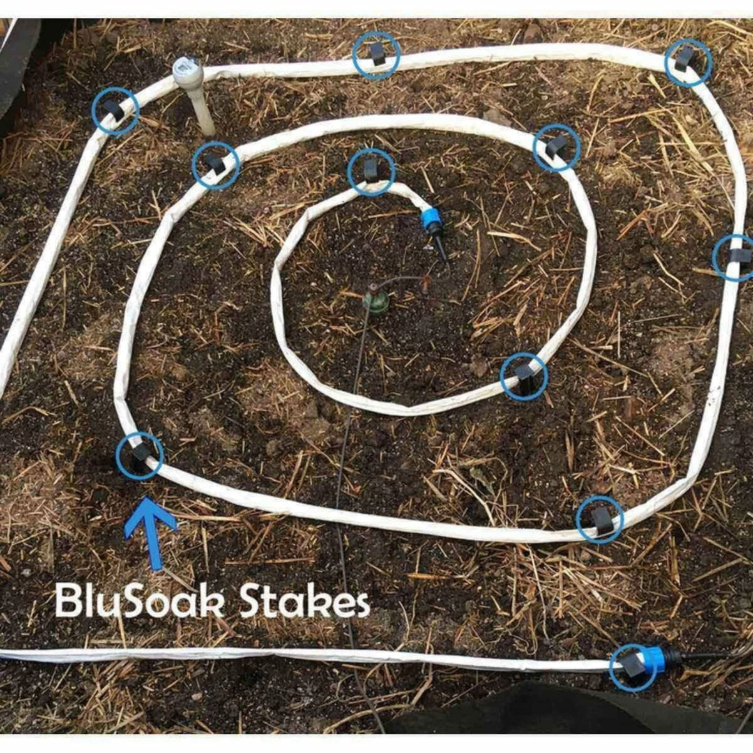 Deals ❤️ Blumat BluSoak Stakes Long - Mega - (Bulk) Single Hold-Down Clamp (7") Planting & Watering 🥰 3 Blumat BluSoak Stakes Long - Mega - (Bulk) Single Hold-Down Clamp (7") Planting & Watering
