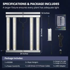 ViparSpectra | KS2500 | LED Grow Light Grow Lights