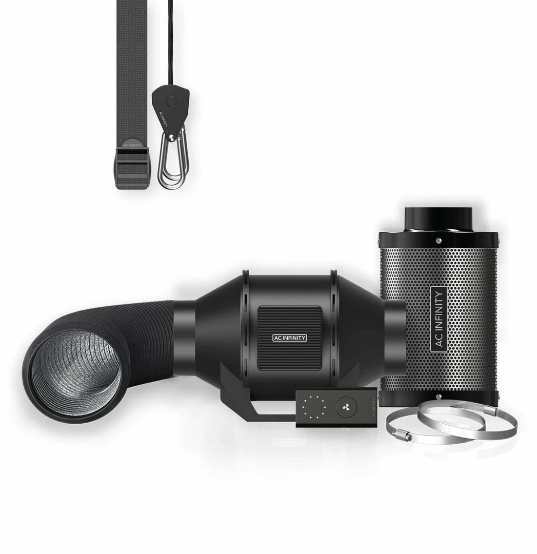 Hot Sale 💯 Happy Hydro 'The Essentials' Grow Kit | Spider Farmer LED | Gorilla Grow Tent | AC Infinity Ventilation | 4’ X 4’ 🤩 7 Happy Hydro 'The Essentials' Grow Kit | Spider Farmer LED | Gorilla Grow Tent | AC Infinity Ventilation | 4’ X 4’