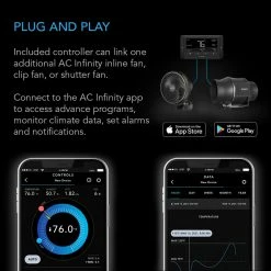 AC Infinity Tent & Ventilation Kit | 2’ X 2’ Grow Tent Kits