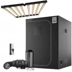 Happy Hydro 'The Essentials' Grow Kit | ROI-E720 LED Light | AC Infinity Tent & Ventilation | 5’ X 5’ Grow Tent Kits