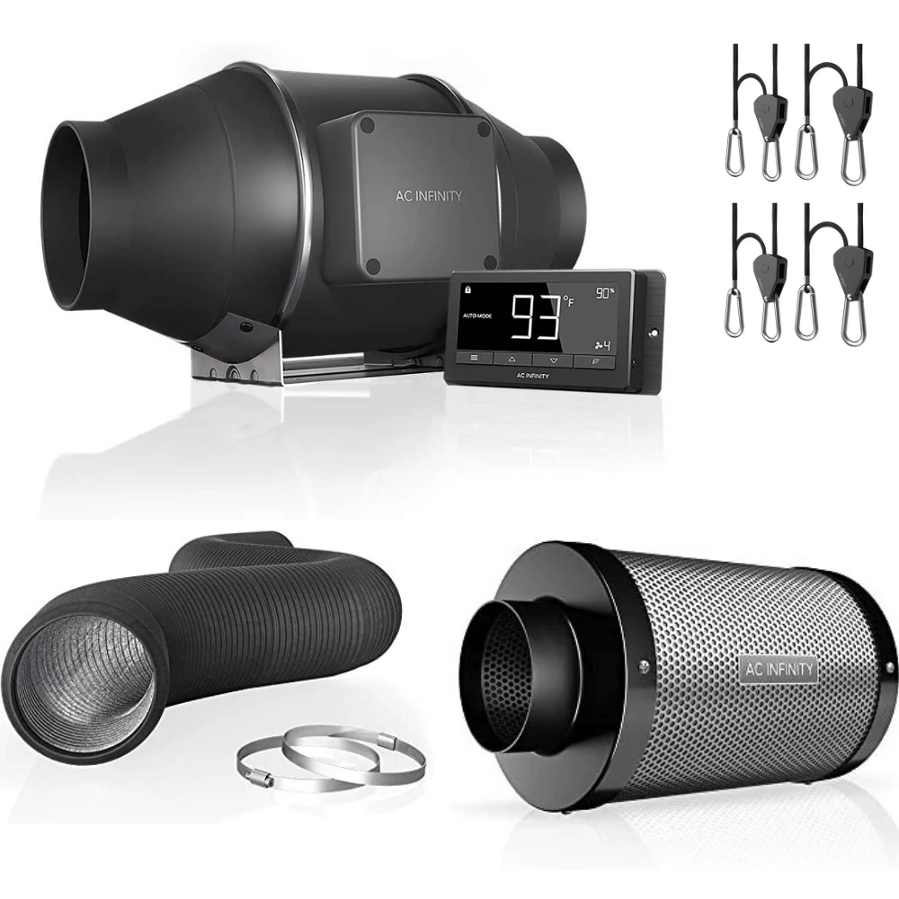 Wholesale ๐ AC Infinity T4 Grow Room Ventilation Package - 4 Inch Your Grow Room ๐ 1 AC Infinity T4 Grow Room Ventilation Package - 4 Inch Your Grow Room
