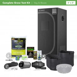 Happy Hydro Beginner Grow Tent Kit | Without The Light | 2’ X 2’ Grow Tent Kits