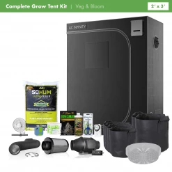 Happy Hydro Grow Tent Kits Beginner Grow Tent Kit | Without The Light | 2’ X 3’