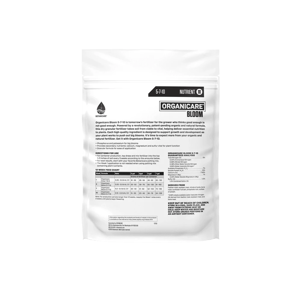 Brand new 🤩 Botanicare Organicare Bloom 🛒 2 Botanicare Organicare Bloom